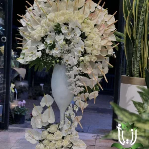 جام گل لوکس سفید