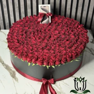 باکس گل قلب عاشق