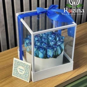 باکس گل آبی خیال