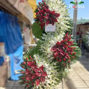 تاج گل ترحیم سه طبقه مهرنیا