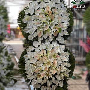 تاج گل تسلیت آروان