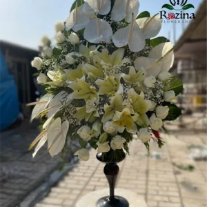 جام گل طبیعی ترحیمی مریم